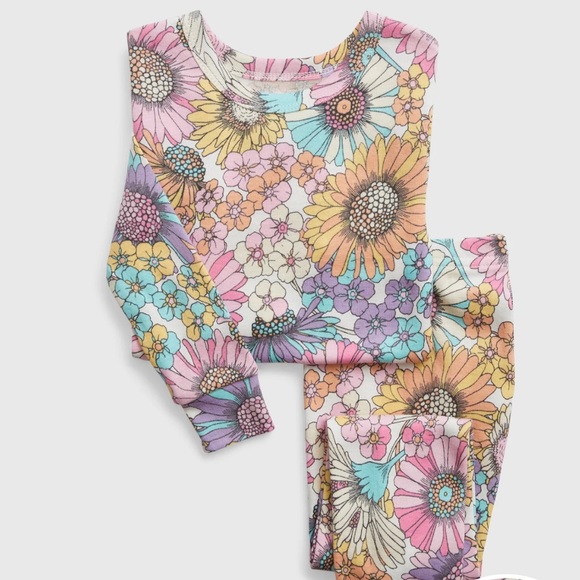 GAP Pajamas Baby Gap Kids Spring Floral Pjs 4t 5t 6 Yrs Easter